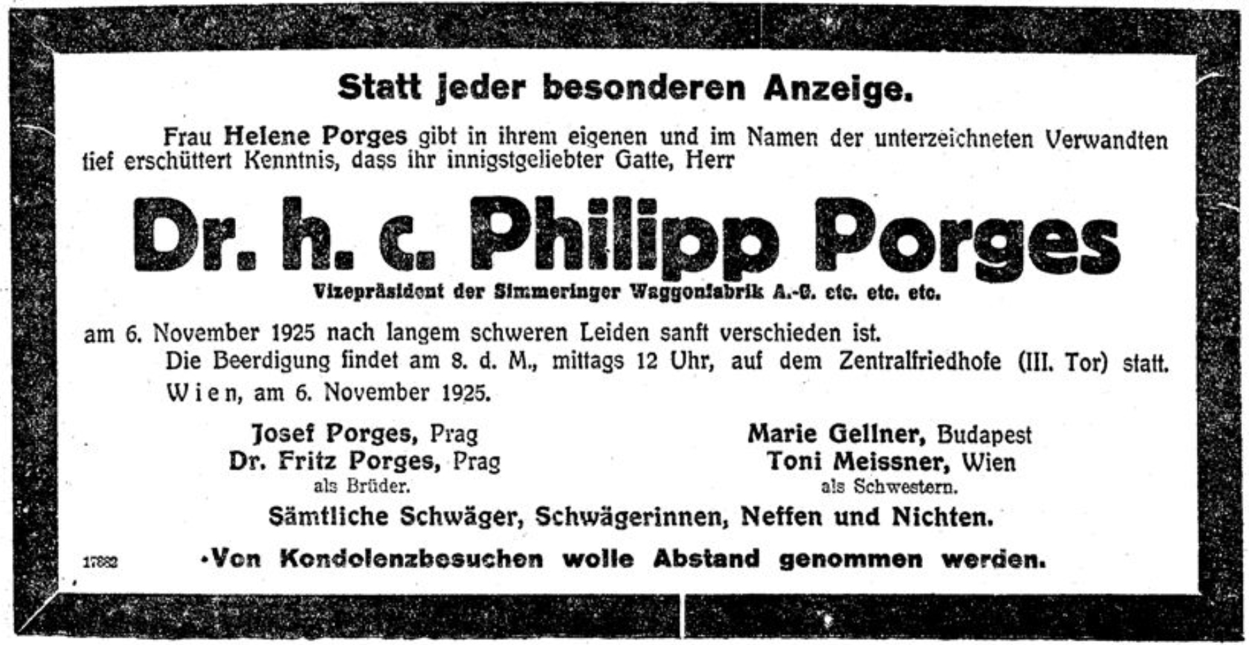 Dr. h. c. Philipp Porges