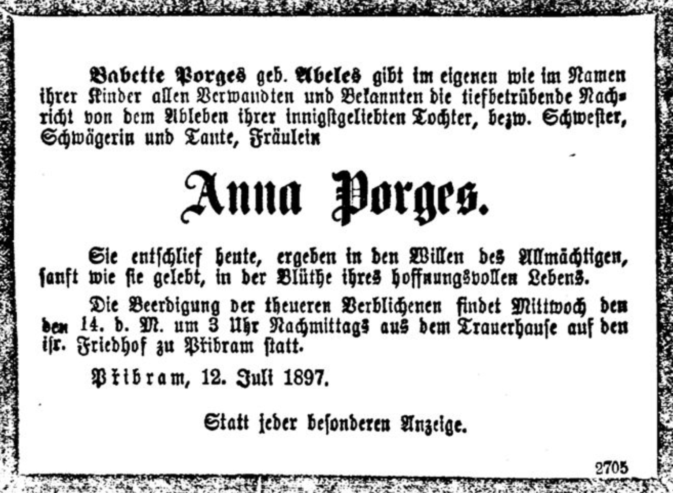 Anna Porges (Fräulein)