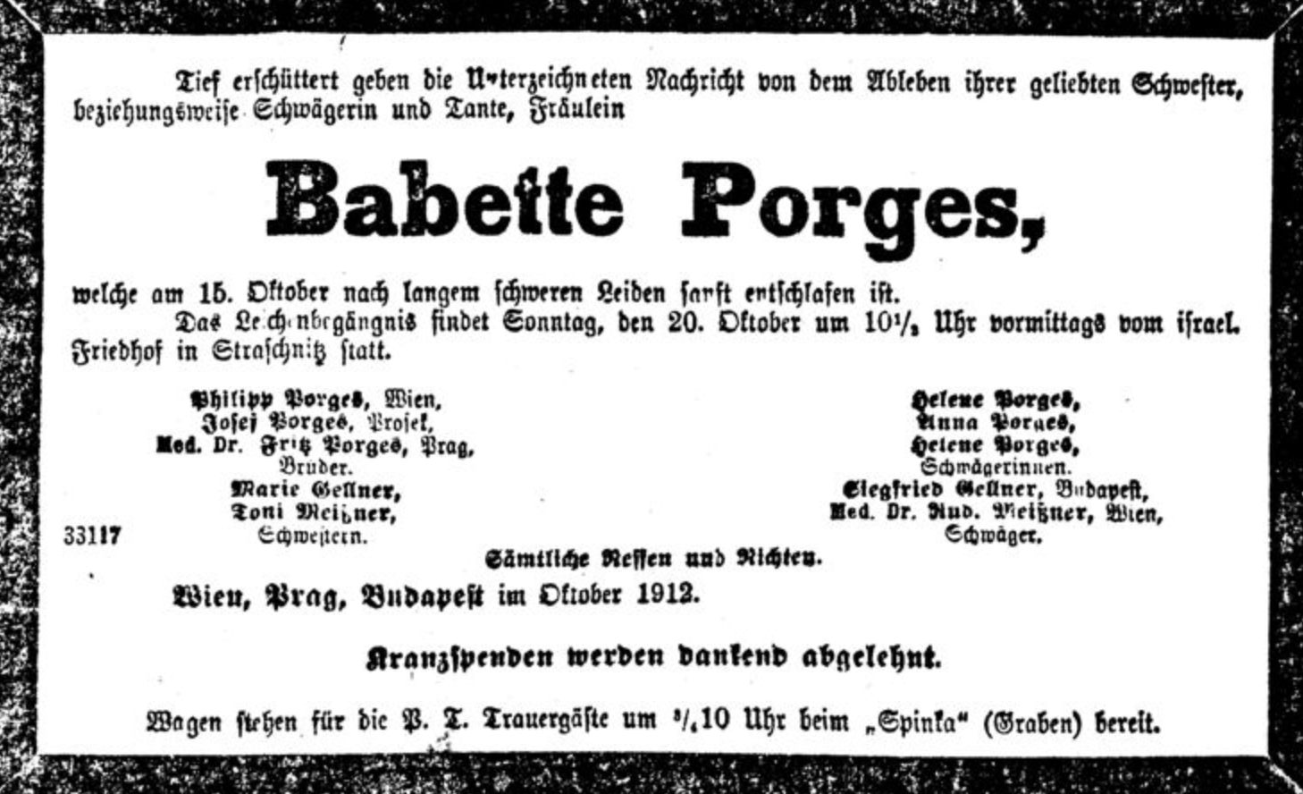 Babette Porges (Fräulein)