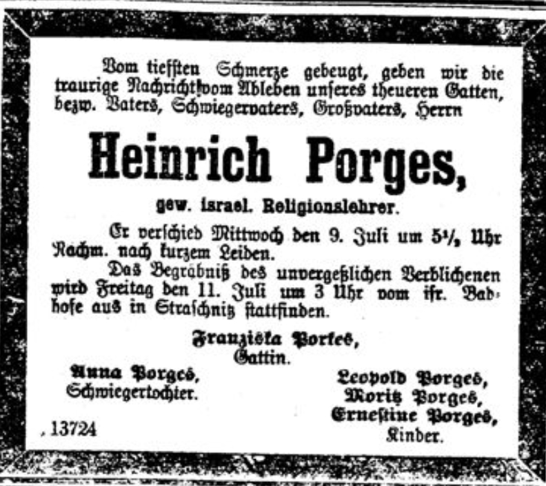 Heinrich Porges (religion teacher)