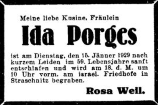 Ida Porges (Fräulein)