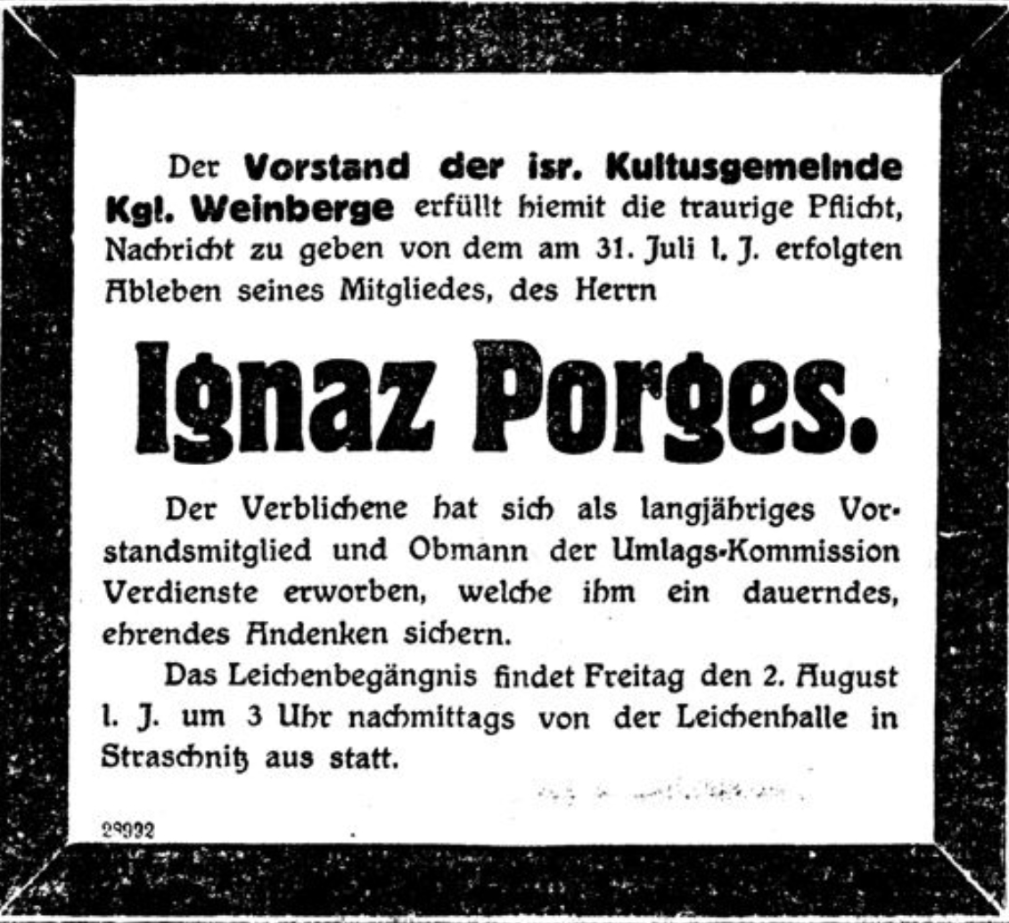 Ignaz Porges (community leader)