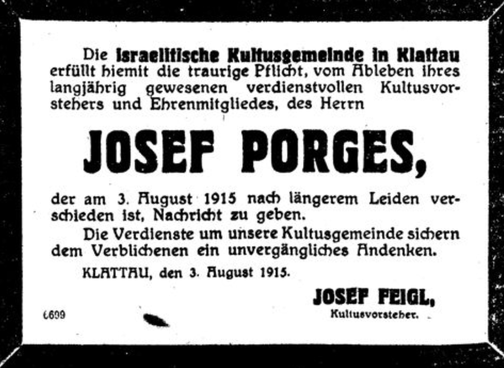 Josef Porges (Klattau)