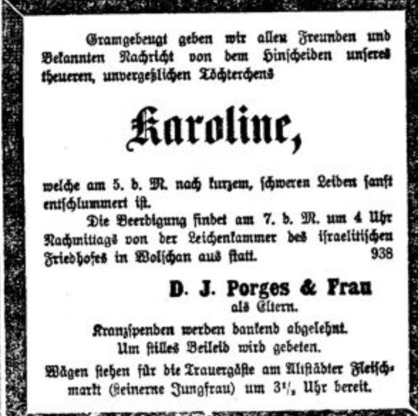 Karoline Porges (child)