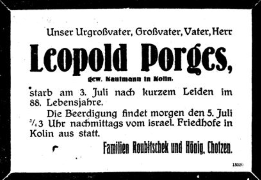 Leopold Porges (Kolin)