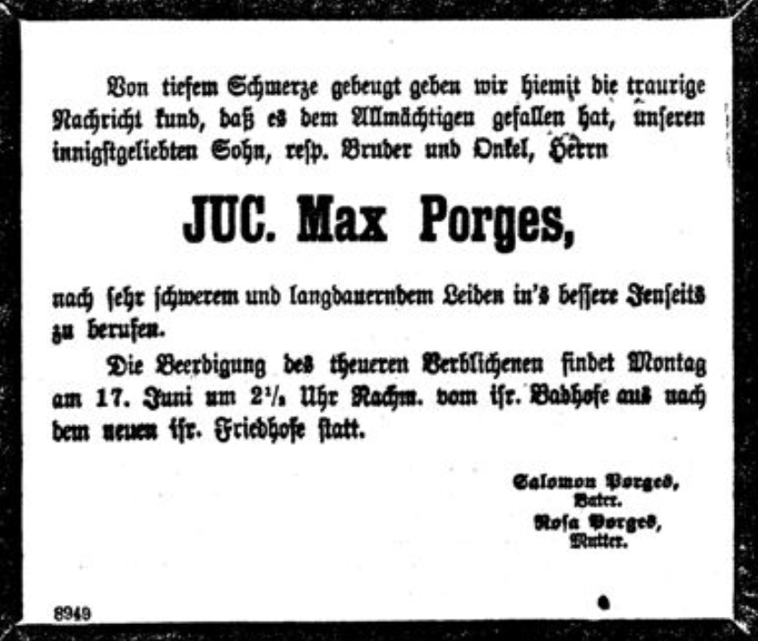 JUC. Max Porges